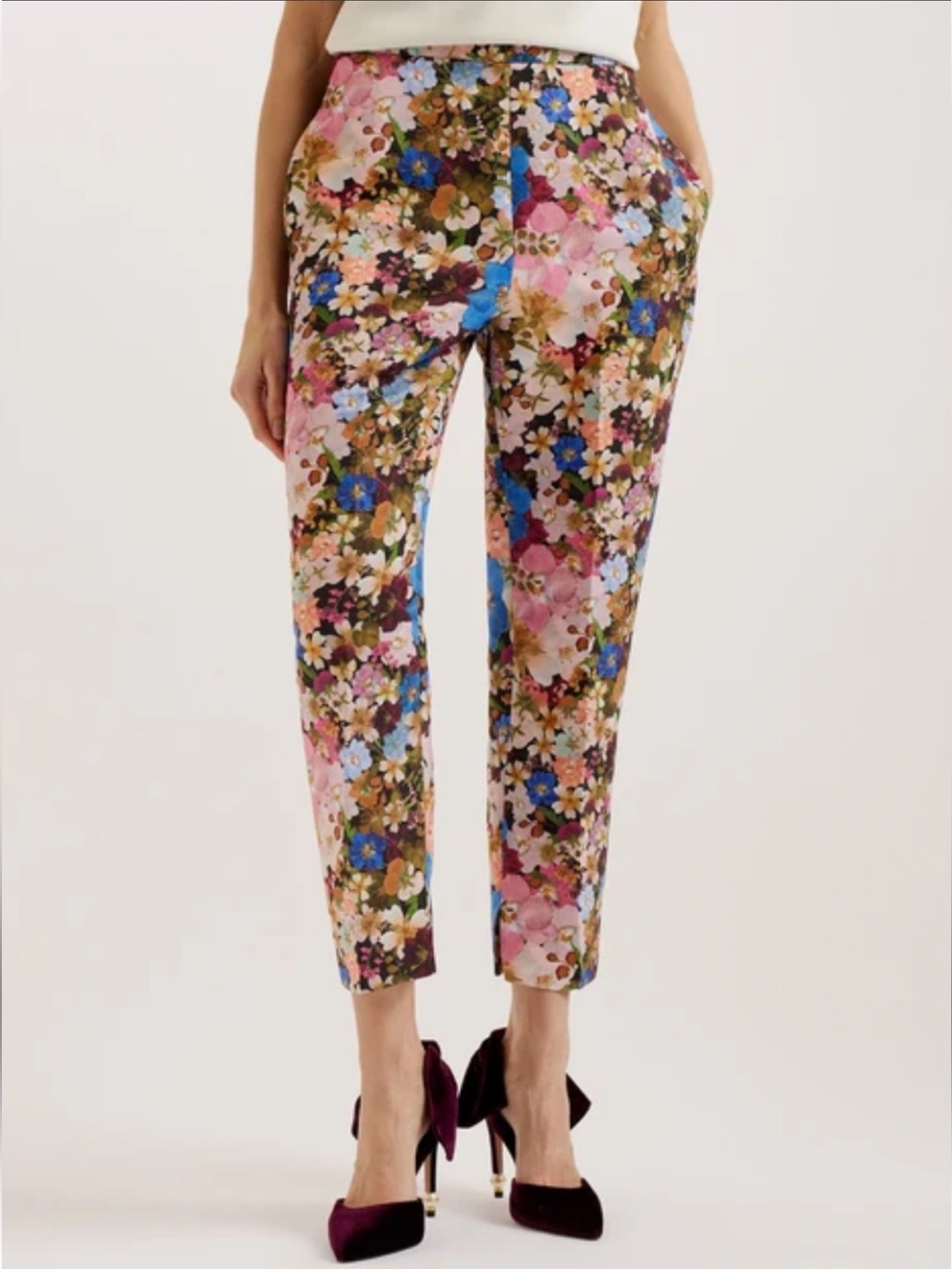 Ted Baker Madonid Floral Print Trousers